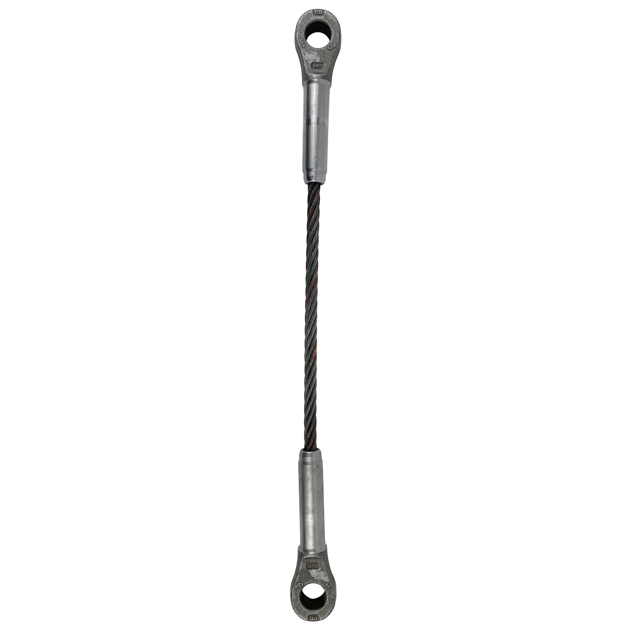 3/8" x 3' Closed and Closed Swage Socket Wire Rope Sling