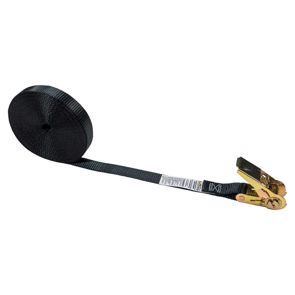 1" x 30' Black Endless Ratchet Strap