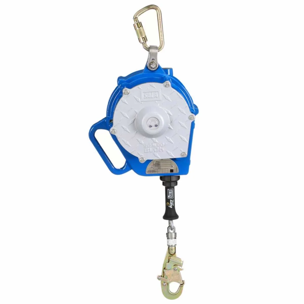 3M DBI-SALA Sealed-Blok Heavy-Duty 50' Cable Self-Retracting Lifeline | Swivel Snap Hook | 3400135