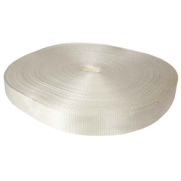 2" 12K Polyester Cargo Webbing - Linear Foot - Natural
