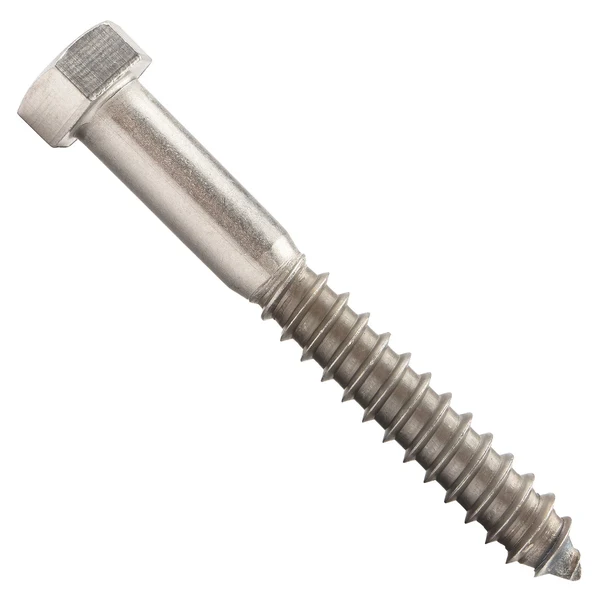 1/2" x 4" Conquest Hex Head Lag Bolt for Wood - 18-8 Stainless Steel