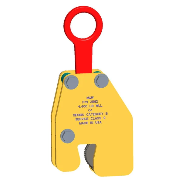 M&W 0.55 Ton Straight Vertical Plate Clamp | 1.0 - 1.5 Jaw | 21717