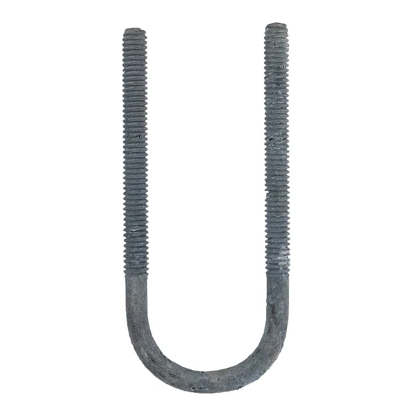 Conquest 1-1/8" (W) x 3-5/16" (L) x 1/4" (D) Round Pipe U Bolt - Hot Dip Galvanized