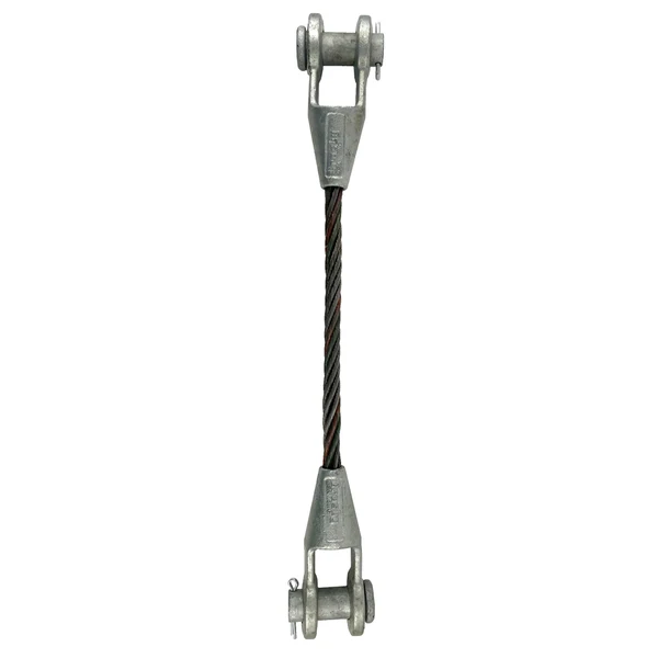 5/8" x 10' Open and Open Spelter Socket Wire Rope Sling