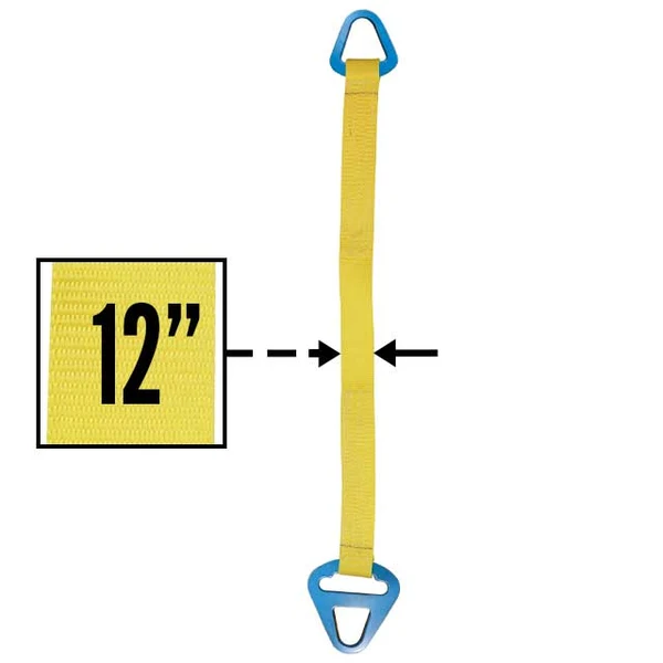 Nylon Lifting Sling - Triangle Choker - 12" x 16' - 1-ply