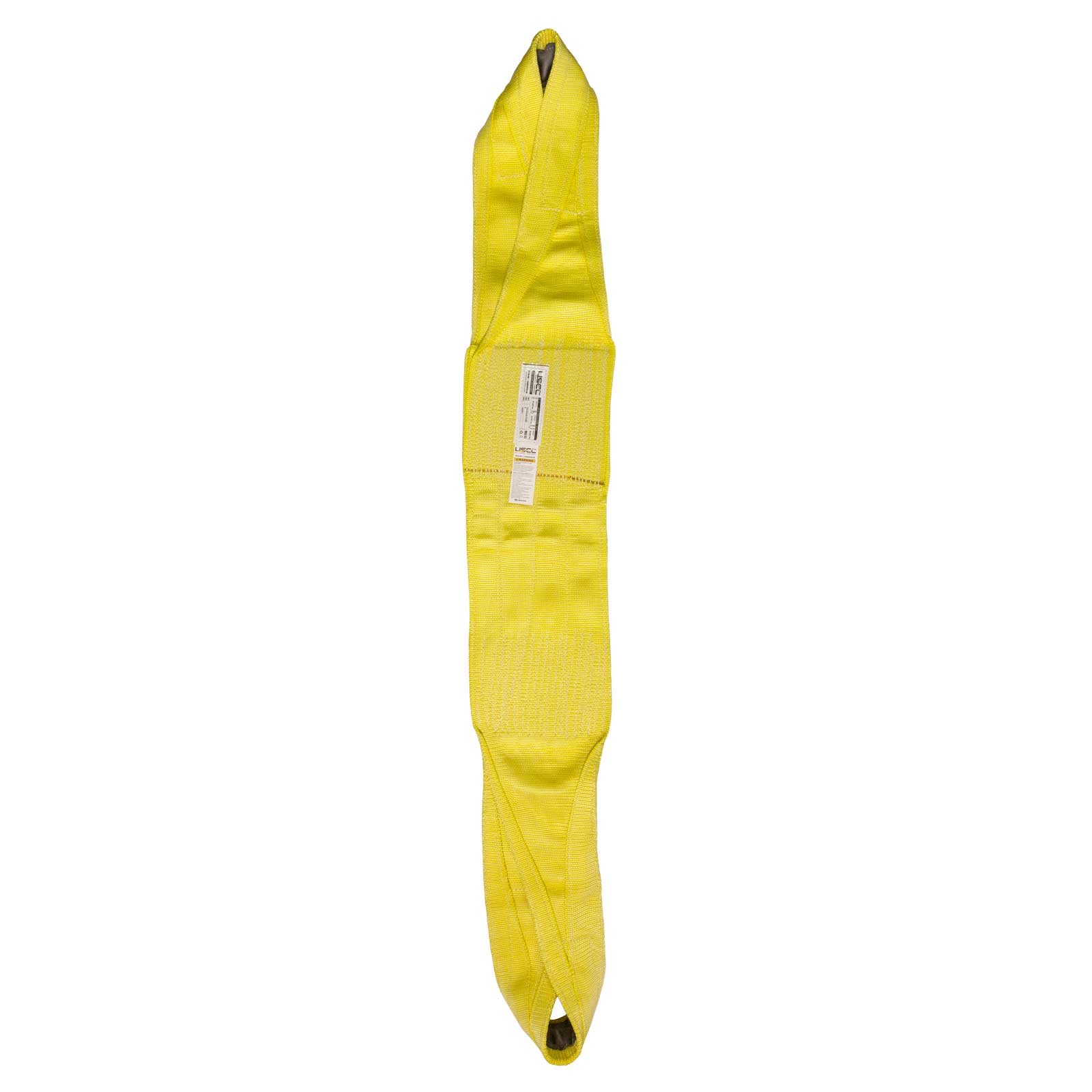 Nylon Lifting Sling - Twisted Eye & Eye | Reinforced Eyes - 12" x 14' - 2-ply