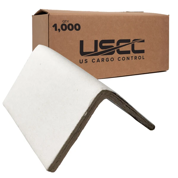 Medium-Duty Cardboard Strapping Protectors | .160" Thick, 2" x 2" x 3", 1,000-Pack