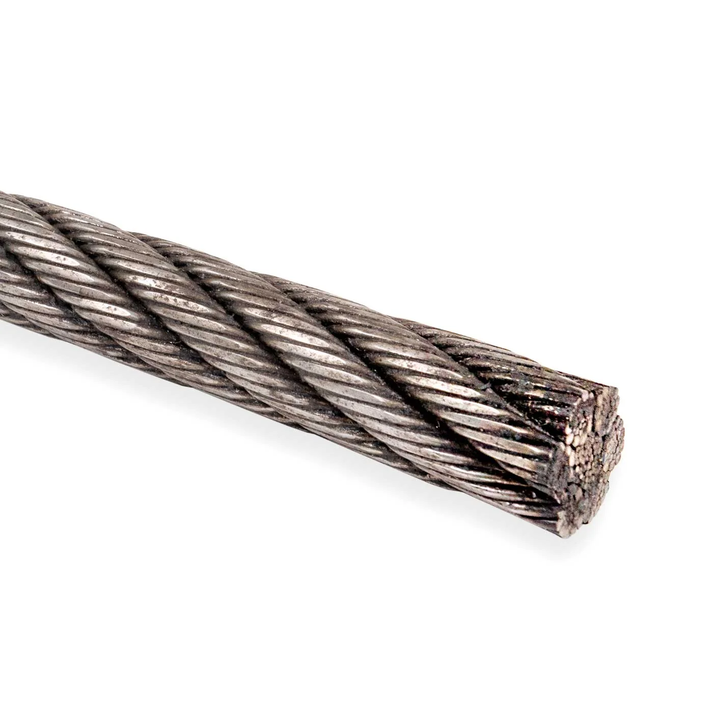 1" 6x26 Impact Swaged Bright Wire Rope - EIPS IWRC | 1,000 ft.