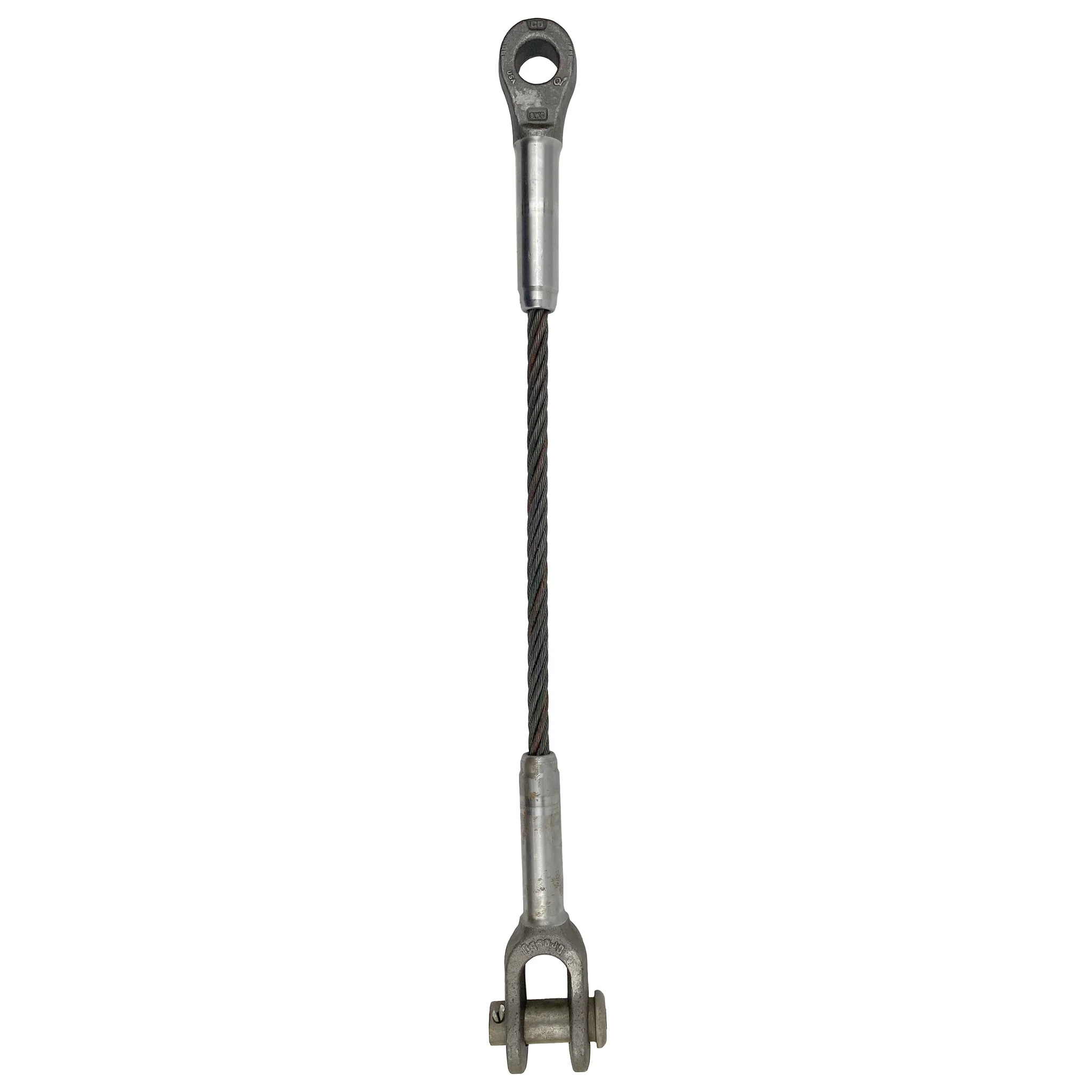5/16" x 14' Open and Closed Swage Socket Wire Rope Sling