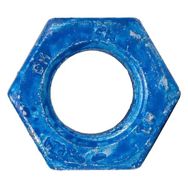 Conquest 7/8" A563 Grade DH Heavy Hex Nut - Hot Dip Galvanized, Wax, & Blue Dye