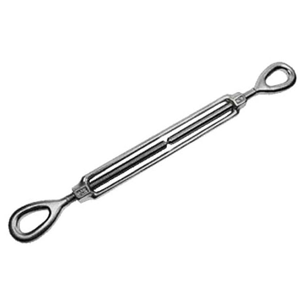 3/4" x 6" Forged Eye & Eye Stainless Steel Turnbuckle