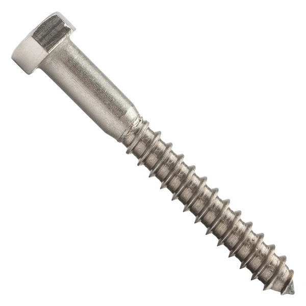 3/8" x 3" Conquest Hex Head Lag Bolt for Wood - 18-8 Stainless Steel
