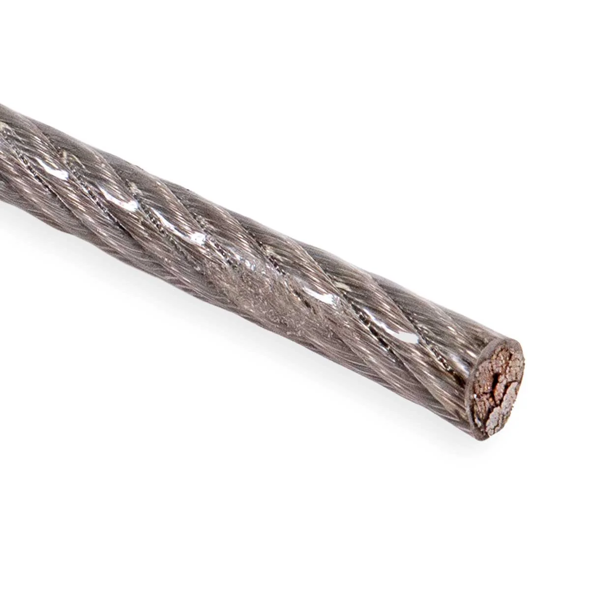 1/4" 7x19 Vinyl-Coated Aircraft Cable - Type 304 Stainless Steel | 500 ft.