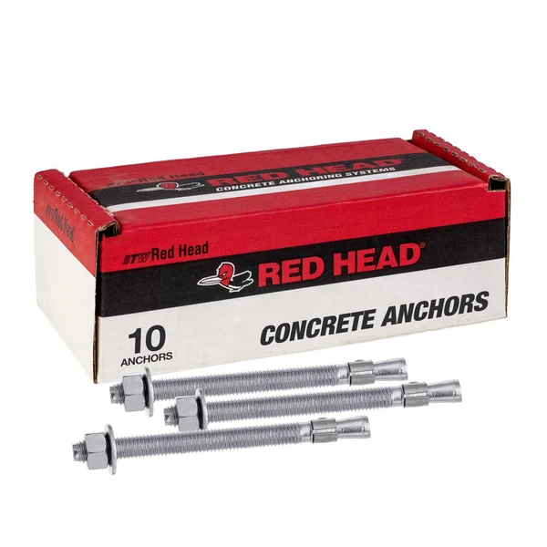 Red Head 5/8" x 6" Trubolt Wedge Anchor - 304 Stainless Steel | Qty. 10