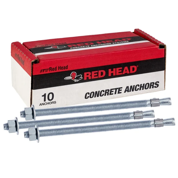 Red Head 3/4" x 10" Trubolt Wedge Anchor - Zinc | Qty. 10