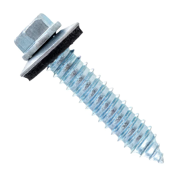ST Fastening #17 x 1-1/4" Tapping Steelbinder Metal Roofing Screw - Electro-Galvanized - Pkg 250