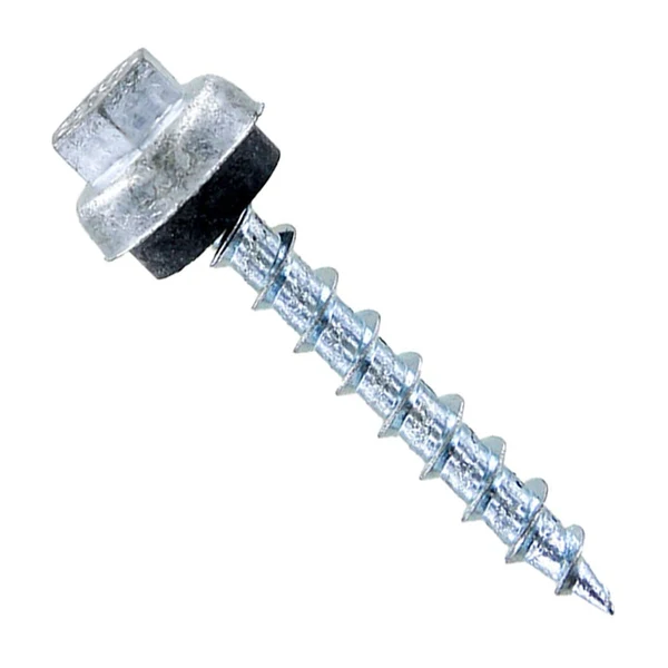 ST Fastening #12 X 1-1/2" ZXL Type 17 Woodbinder Metal Roofing Screw For OSB, Unpainted - Pkg 250