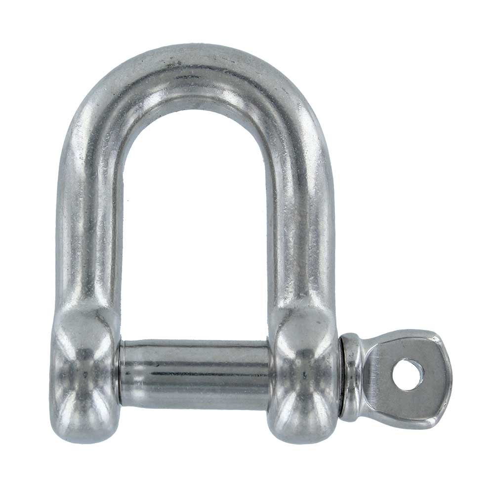 5/8" Screw Pin D Shackle Stainless Steel