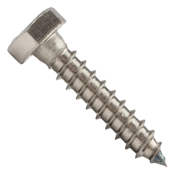 1/4" x 1-1/4" Conquest Hex Head Lag Bolt for Wood - 316 Stainless Steel
