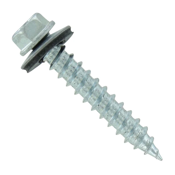 ST Fastening #14 x 1-1/2" Type 17 Woodbinder Metal Roofing Screw - Electro-Galvanized, Pkg 250
