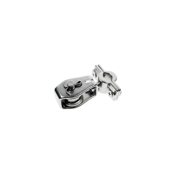 Cable Block w/ Brass Bushing - 304 Stainless Steel 3/8" x 1"